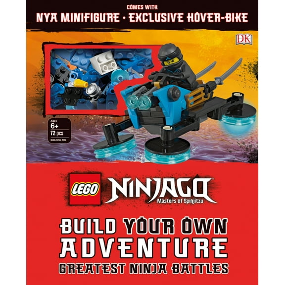 Pre-Owned Lego Ninjago Build Your Own Adventure Greatest Ninja Battles: With Nya Minifigure and Exclusive Hover-Bike Model (Misc.) 1465473351 9781465473356