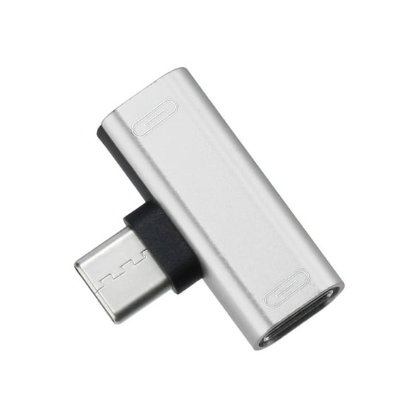 USB C Audio Adapter under $5! Yrmaups USB C Audio Cable Charger 2 in 1, Type C to Dual Type C Adapter with Aux Earphone Jack, Charging and Audio Converter for Phone, OTG Compatible