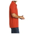 thumbnail image 3 of Mafoose Mens Core Blend Jersey Knit Male Polo Orange S, 3 of 6