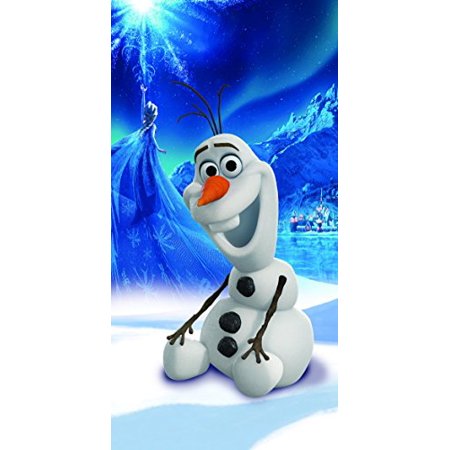 Disney Beach Towel Frozen Olaf Snow Bath Towel 100% Cotton ...