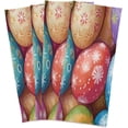 thumbnail image 2 of Easter Eggs Kitchen Dish Towel Set,Drying Kitchen Towels Tea Towels Gift Set for Drying Cleaning Cooking Baking 6Pcs Wash cloth, 2 of 7