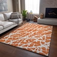 thumbnail image 6 of Addison Rugs Mayfield Washable Transitional Organic Orange Rectangle Rug, 2'6" x 3'10", 6 of 6