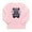 Petal Pink, variant on - Batty Bear Purple Long Sleeve Infant T Shirt - Long Sleeve Infant T-Shirt