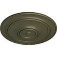 thumbnail image 3 of 40 1/4"OD x 3 1/8"P Small Classic Ceiling Medallion (Fits Canopies up to 10"), Hand-Painted Witch Hazel, 3 of 6