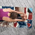 thumbnail image 5 of American Flag Hot Yoga Towel，Gym Towel，Yoga Towels，Storage Bag, 72.8"x26.8" - Suitable for Yoga, Pilates, Fitness, and More, 5 of 6