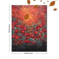 thumbnail image 3 of Qisvanset Wildflower Field Cat Canvas Print 12x16 Inch Study Room Decor, 3 of 8