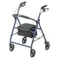 thumbnail image 2 of Drive Medical Rollator Rolling Walker with 6" Wheels, Blue, 2 of 9