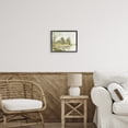 thumbnail image 2 of Cabin Along River's Edge Black Framed Floater Canvas Wall Art, design by Lettered and Lined, 2 of 10