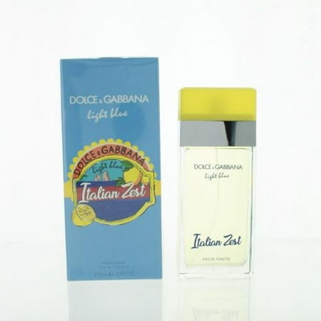 Dolce & Gabbana Light Blue Italian Zest Eau De Toilette Spray for Women, 3.4 (Best Orange For Zest)