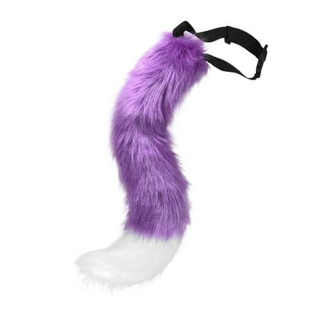 

3D Cute Animal Tail Pendant Women Holder Pompoms Tail Fashionable Hairy Tail 50cm Tail