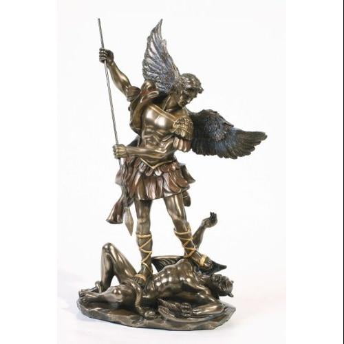 * Sale * Archangel St Saint Michael Statue Sculpture Magnificent by KKM