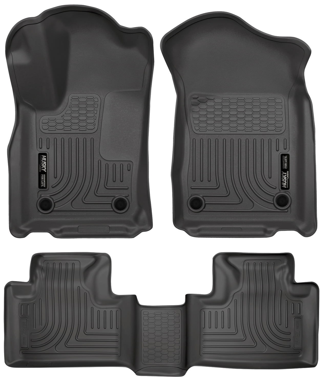 Husky Liners Front & 2nd Seat Floor Liners Fits 1618 Durango/ Grand