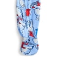thumbnail image 3 of Disney Winnie the Pooh Baby Boys Viscose Americana Sleep and Play Footed One-Piece, Sizes NB-6/9M, 3 of 3