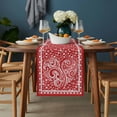 thumbnail image 2 of Valentine's Day Table Runner - 70 Inch Long, Kitchen Dining Table Runner Dresser Scarves, Red Love Retro Country Abstract Art Farmhouse Decor for Coffee Tables Wedding Party Banquet, 2 of 8