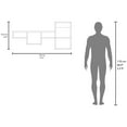 thumbnail image 4 of Modern Shelf Unit, 5 Shelves, White - Space Home Decor 5-shelf Contemporary Enhancement, 4 of 4