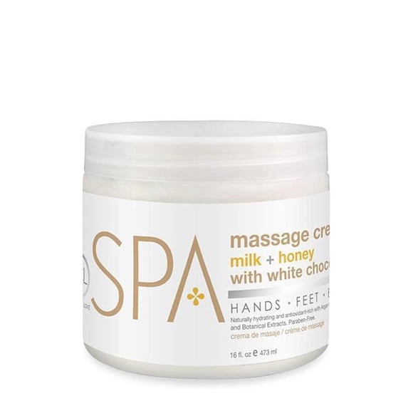 Massage Cream Milk + Honey with White Chocolate 16 oz