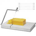 thumbnail image 1 of Cheese Slicer Cheese Cutter with 5 Replacement Cutting Wire Marble Board Cheese Slicer for Kitchen Tool, 1 of 7