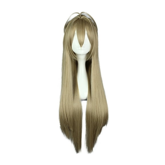Unique Bargains Wigs for Women 35" Blonde Wigs with Wig Cap