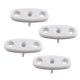 thumbnail image 1 of Hélices Quadcopter de Accesorios de Abrazaderas de Cuchillas de no Tripulados Blanco Yotijar Piezas de repuesto de drones RC, 1 of 7