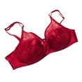 thumbnail image 3 of Bra Breast Forms Inserts Drag Queen Mastectomy Brassiere - Red, 34-75D, 3 of 8