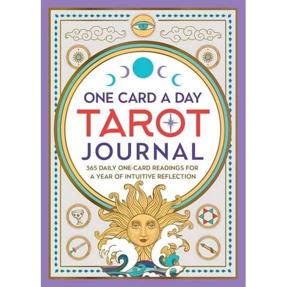 One Card a Day Tarot Journal: 365 Daily One-Card Readings for a Year of Intuitive Reflection, (Paperback)