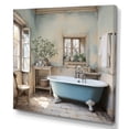 thumbnail image 2 of Designart "Pristine Laundry Bliss" Bath & Laundry Canvas Print, 2 of 5