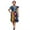 CL5, variant on Bintarealwax African V Neck Patchwork Dresses for Women Ankara Dashiki Print Lady Dress Vestidos African Women Clothing Cotton WY228