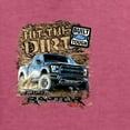 thumbnail image 2 of Wild Bobby, Ford F-150 Raptor Built Touch Offroading Hit The Dirt, Cars and Trucks, Front and Back Unisex Crewneck Graphic Sweatshirt, Vintage Heather Red, 3X-Large, 2 of 4