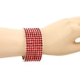 thumbnail image 2 of Falari Rhinestone Crystal Stretch Bracelet Sparkle Wedding, 2 of 3