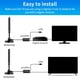 thumbnail image 4 of 2X Antena de TV Digital de Alta Definición de Columna Amplificador Universal para Interiores y Exteriores con Interruptor Antena de TV UHF Ajustable, 4 of 5