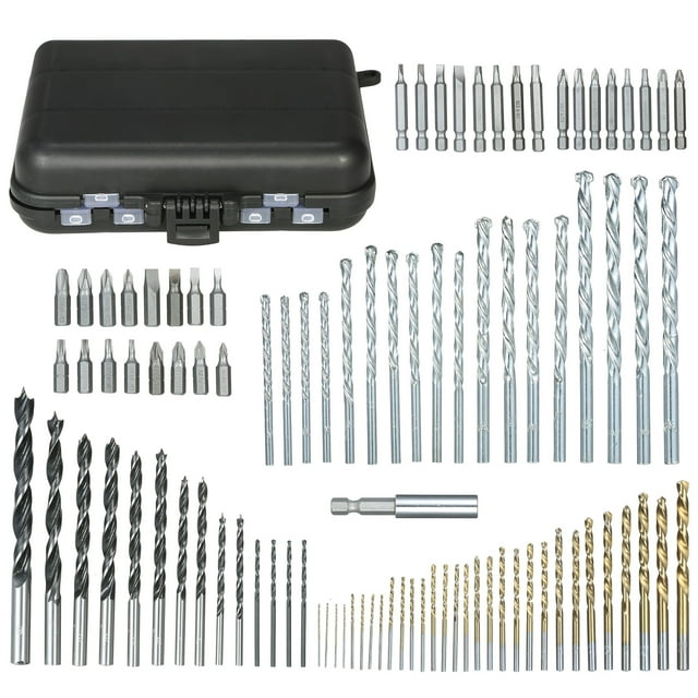 95pcs Juego de brocas y brocas Brocas de tornillo Brocas de madera multiusos Taladro de mam Abanopi Broca