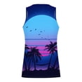 thumbnail image 3 of Basketball Palm Tree Tank Top for Men,Hawaii Tank Top Men Cool Novelty Printed Graphic Sleeveless Beach Tank Top,Muscle Shirt for Workout Gym Jogging,Hawaii Summer Vacation Tanks, 3 of 4