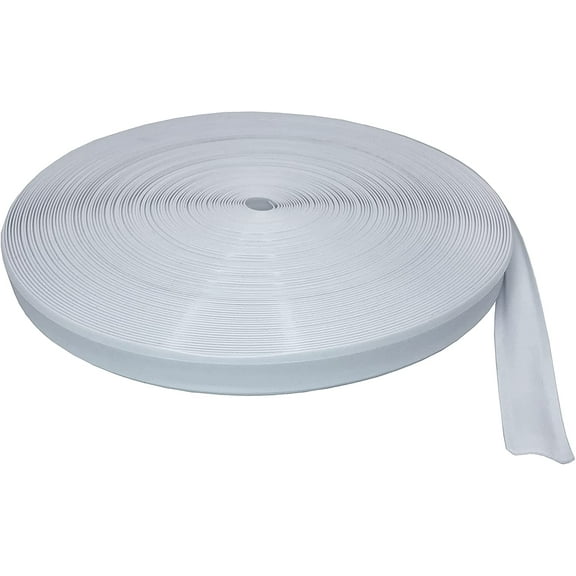 White Vinyl 3/4" Insert Molding Trim Screw Cover RV Camper Travel Trailer (100 ft)