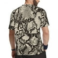 thumbnail image 3 of T Shirt For Men Vintage Snakeskin Gym Summer Snake Skin Print Animal Vintage T-Shirts Harajuku Tshir, 3 of 7