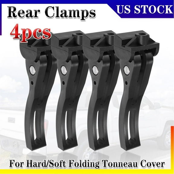 Fit For Hard/Soft Folding Tonneau Cover Rear Clamps 4Pcs Universal Replace Parts