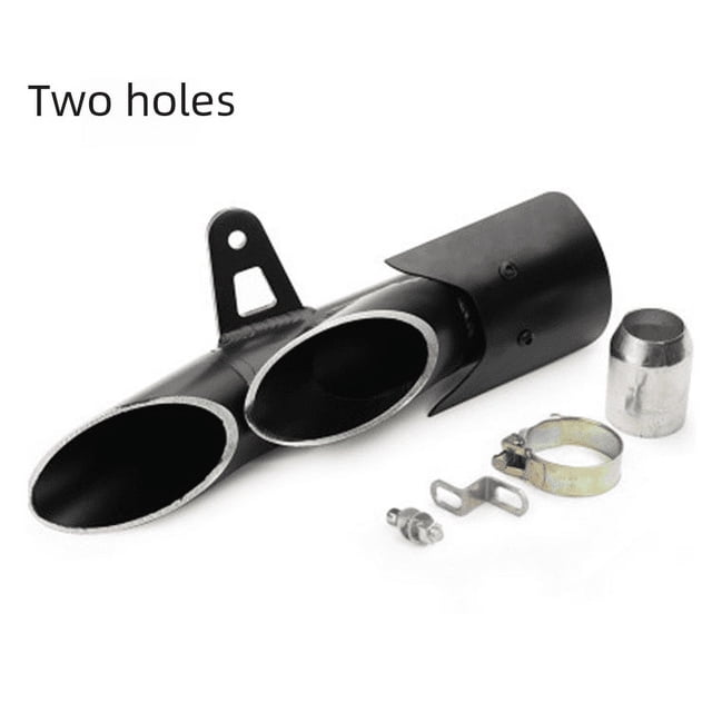 Tubo de escape modificado para motocicleta Yamaha R6 modificado de doble salida de fila recta TOCE R6 de doble boca dedicado para motocicleta