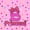 Pink B, variant on spefrowx Kawaii Princess Initial J Bed Sheets for Girls, Pink Sequin Print Ribbon Full Size Sheets, 4pcs, 1 Flat Sheet, 1 Fitted Sheet and 2 Pillowcases