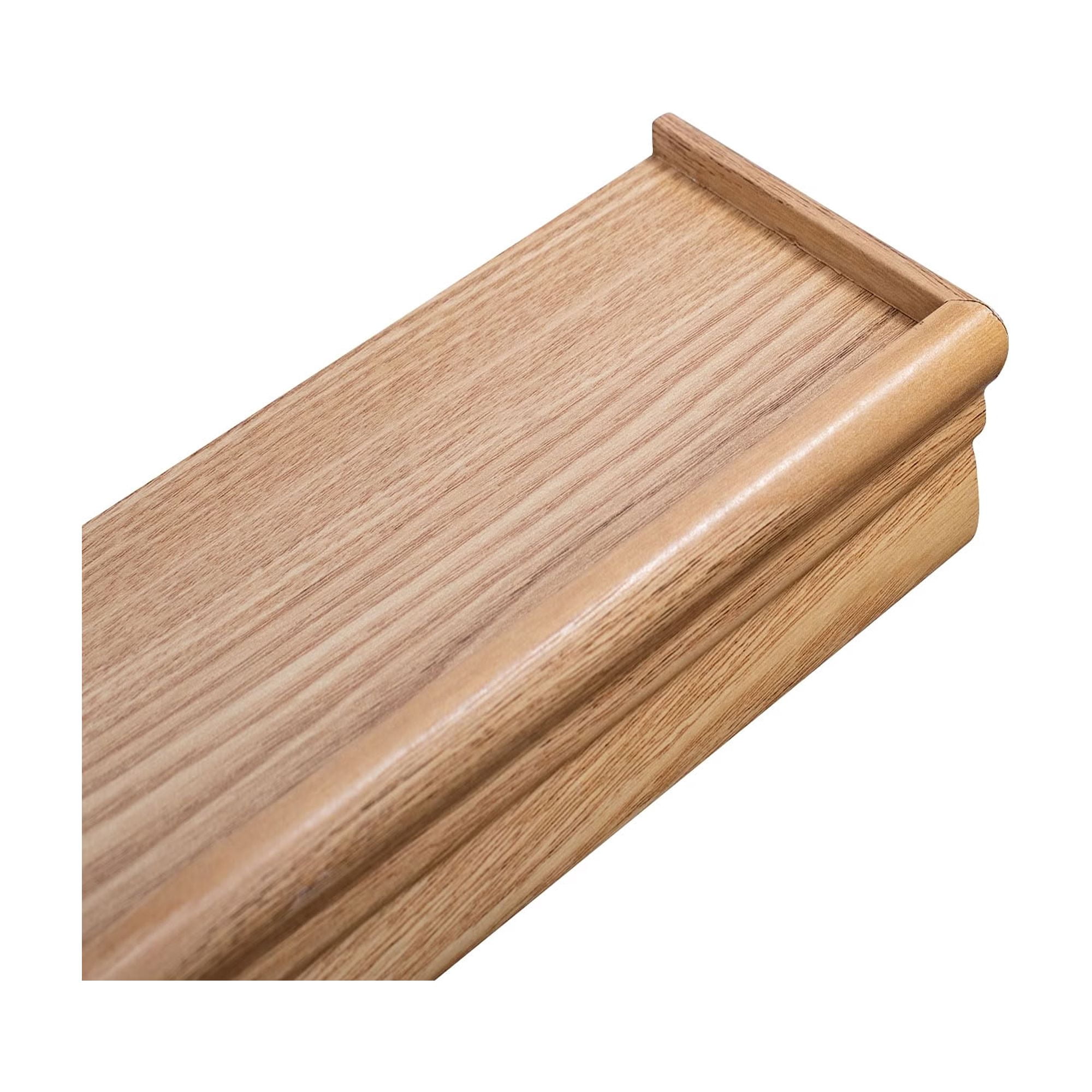 MAYEERTY 2-Piece Floating Wall Shelves, 18" Wood Wall Mounted Storage Ledges with Invisible, for Bedroom Bathroom Living Room Kitchen