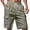 #(New) Army Green, variant on CYiJun Men's Linen Cargo Shorts Summer Lightweight Vacation Beach Casual Shorts with Multi Pocket