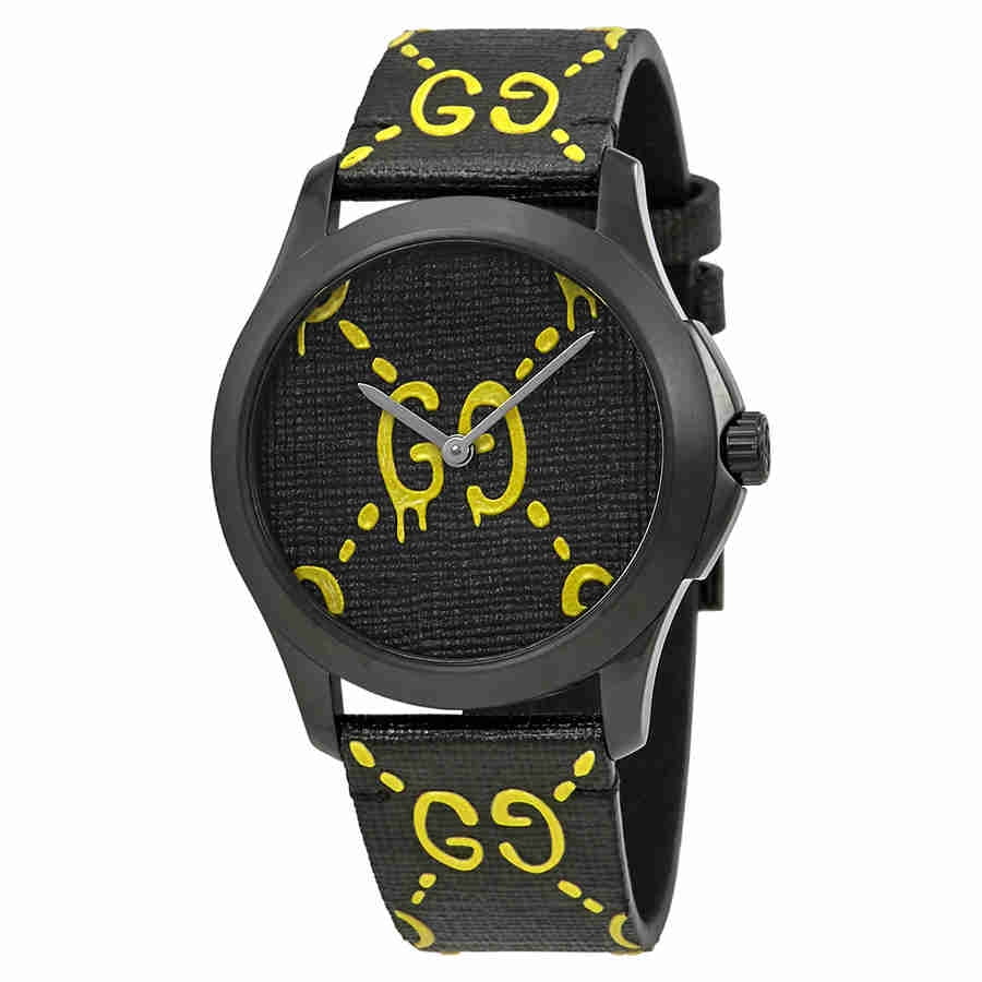 Gucci Ghost G-Timeless Black and Yellow 