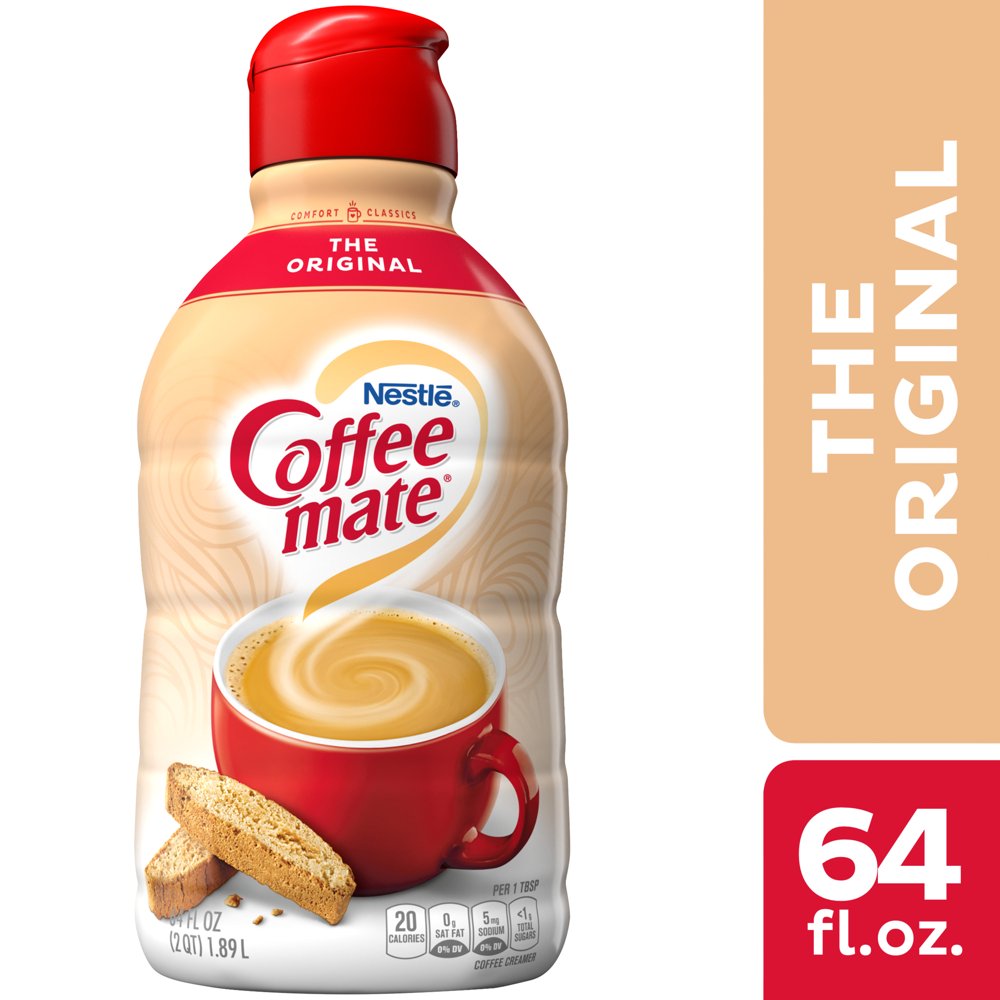 Nestle Coffee mate The Original Liquid Coffee Creamer 64 fl oz. - Walmart.com - Walmart.com