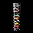 thumbnail image 3 of pitrice Clear 1/64 Model Car Action Figure Display Case Rack Display Risers Display Rack Car Storage Figures Display Showcase for Toys 10 Grids, 3 of 9
