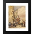 thumbnail image 2 of Thomas Shotter Boys 11x14 Black Modern Framed Museum Art Print Titled - The Cathedral, Bruges (1835), 2 of 5