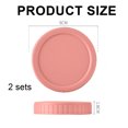 thumbnail image 4 of Mason Jar Lids - Colored Plastic Mason Jar Lids Regular Mouth, Leak Proof Canning Lids Covers with Silicone Rings for Ball, Kerr Jars, Reusable Jar Lid Tops Caps for Mason Canning Jars, 4 of 5