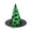 Green, variant on Xuety Witch Hat Silk Bow Halloween Witch Hat Halloween Supply Halloween Decorations Outdoor Party Accessories