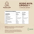 thumbnail image 4 of Ácido Alfa Lipoico + Raices Zen 60 Cápsulas, 4 of 5