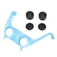 thumbnail image 5 of Accesorios de controlador Controlador translúcido Placa frontal Empuñaduras de pulgar para controlador inalámbrico PS5 DualSense Azul, 5 of 14