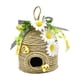 thumbnail image 2 of Adorno de cuerda tejida para el árbol de Pascua Adorno redondo de panal de girasol, regalo de decoración para el hogar amarillo 12x10cm, no tejido y duradero para la decoración primaveral, 2 of 6