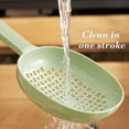 thumbnail image 4 of Large Leaky Spoon Food Soup Skimmer Slotted Tea Strainer And Bar Stirring Spoon With Stirrer Pourer, 4 of 6