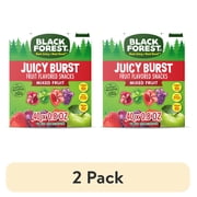 (2 pack) Black Forest Juicy Burst Fruit Flavored Snacks, Mixed Fruit, 0.8 oz, 40 Count